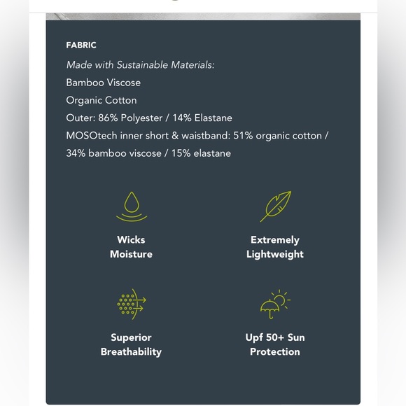 Tasc Rhythm Skirt 15 in - Picture 7 of 7
